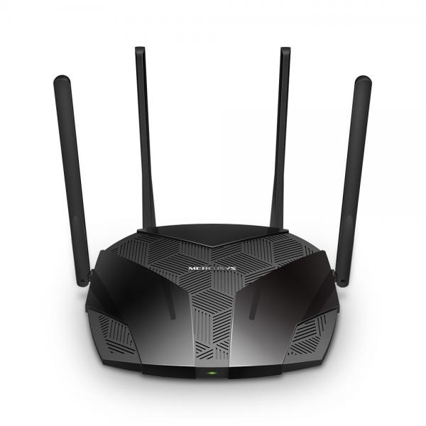 Mercusys ax1800 router dual-band wifi 6 2.4 ghz/5 ghz 10/100/1000 mbit/s 1xwan 3xglan colore nero