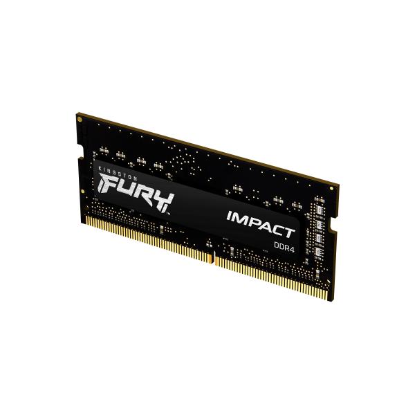 Kingston fury impact memoria ram 8gb 3200mhz ddr4 cl20 sodimm