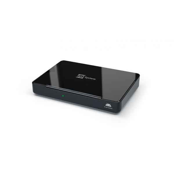 Telesystem t2 ts up hevc decoder digitale terestre smart box android 9 dvb-t2 hdmi usb lan black