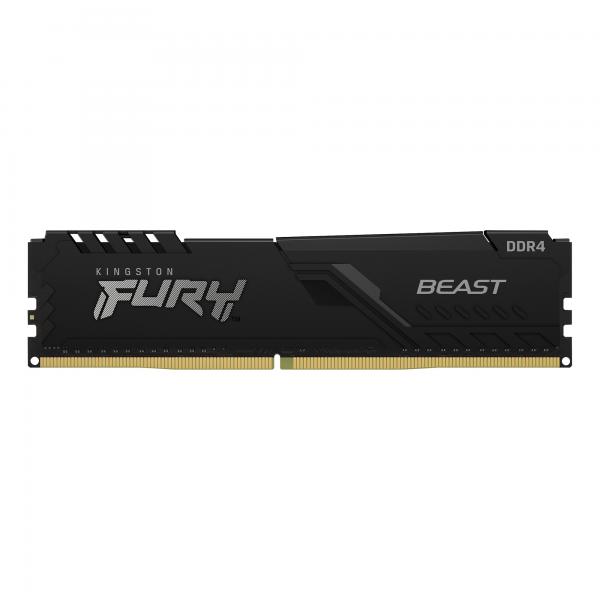 Kingston fury beast memoria ram 16gb 2666mhz ddr4 cl16 dimm black
