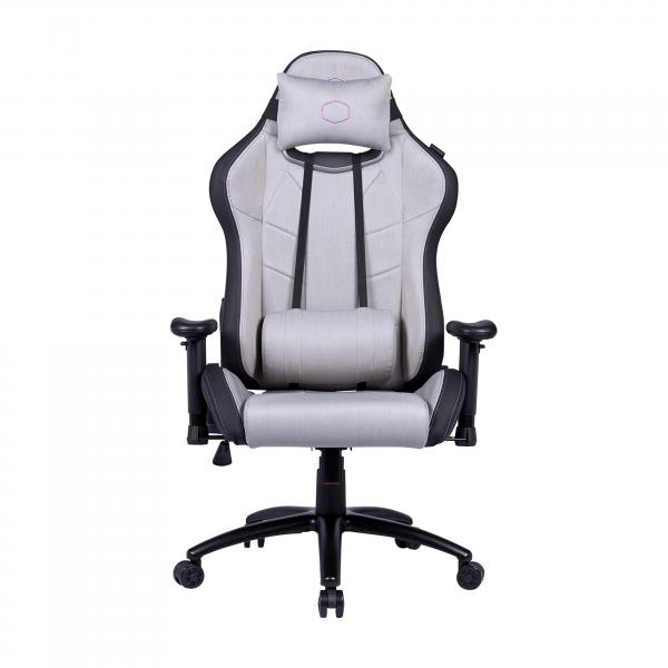 Cooler master cmi-gcr2c-gy caliber r2c sedia gaming regolabile con braccioli e cuscini ergonomici, grigio