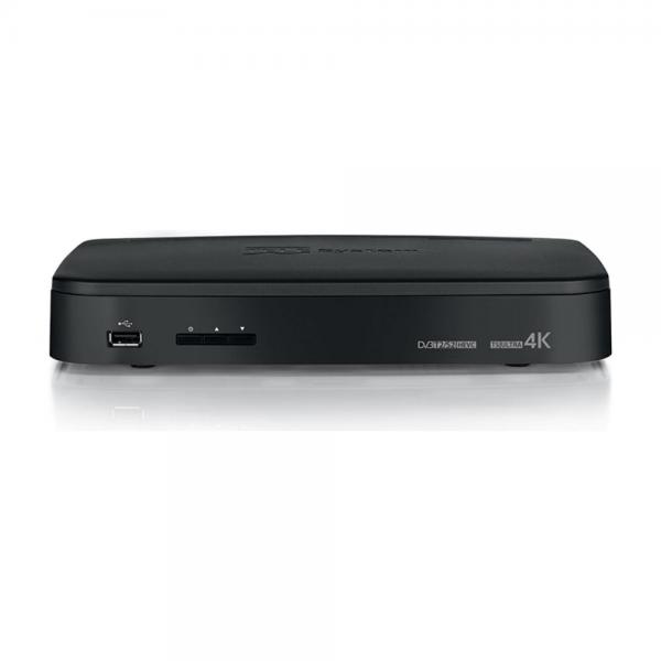 Telesystem ts ultra 4k decoder digitale terrestre e satellitare dvb-t2/s2 hevc 4k ultra hd