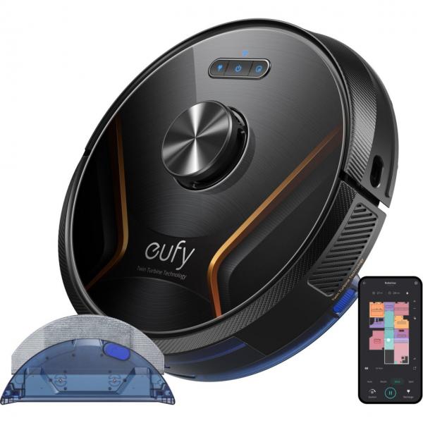 Eufy by anker robovac x8 hybrid eu robot aspirapolvere 2 in 1 aspira e lava wi-fi potenza 2000 pa ai. map 2.0 technology