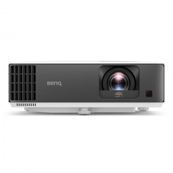 Benq tk700sti videoproiettore dlp gaming 4k uhd hdr 3.000 ansi lumen con bassa latenza 4k a 60 hz 16 ms contrasto 10.000:1 android tv hdmi usb white grey