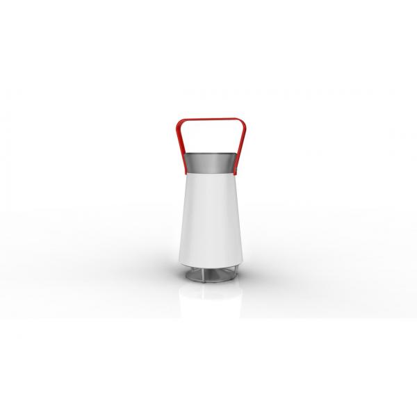 Lampada radiosveglia akai akbt70 bluetooth aux controllo con app ios/andr.