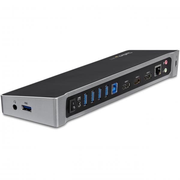 Startech docking station replicatore di porte universale per 3 portatili - video triplo - usb 3.0