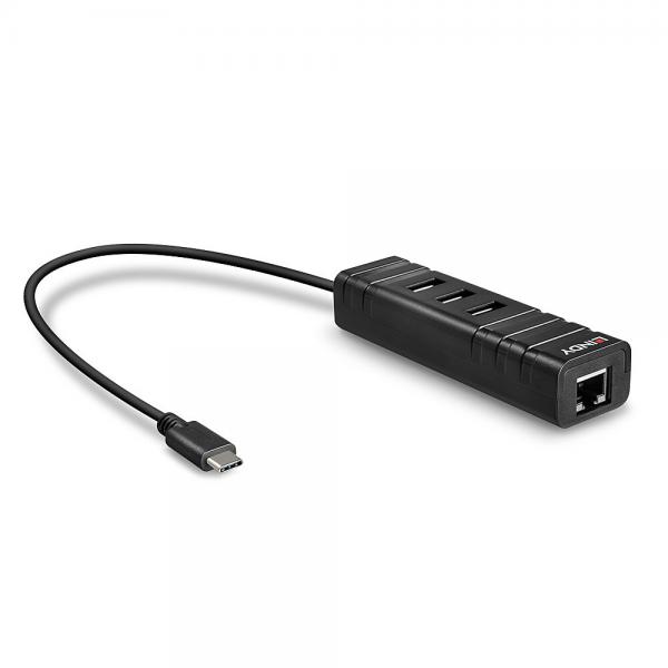 Lindy hub usb-c 3.1 and gigabit ethernet