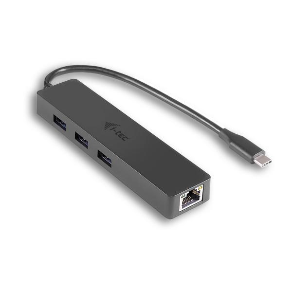 I-tec advance c31gl3slim hub di interfaccia usb 3.0 type-c 5000mbit/s nero