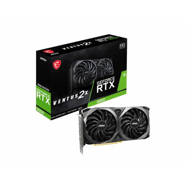 Msi geforce rtx 3050 ventus 2x 8g oc nvidia 8gb gddr6