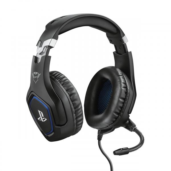 Trust gxt 488 forze ps4 gaming headset potenti cuffie gaming over-ear con microfono ripiegabile e archetto regolabile