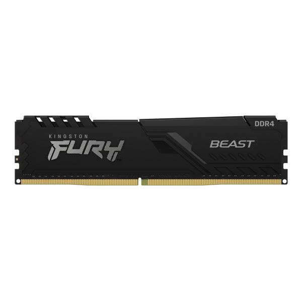 Kingston fury beast memoria ram 32gb 2666mhz ddr4 cl16 dimm black