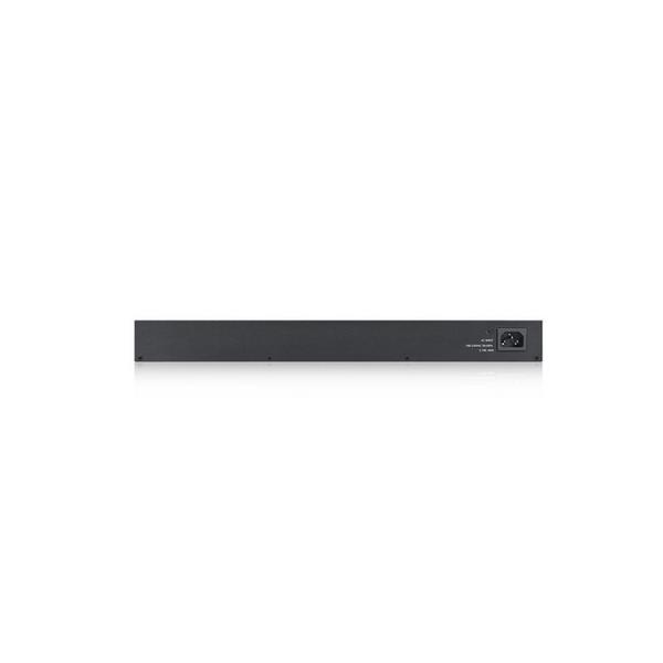 Zyxel gs190024hpv2-eu0101f switch managed 24 porte gigabit+2 sfp gigabit ipv6 vlan design senza ventole rack