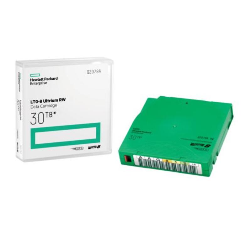 Hpe lto-8 30tb rw data cartridge - q2078a