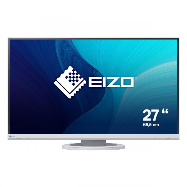 Eizo monitor 27 led ips 2560x1440 16:9 5ms 350 cd/m, dvi/dp/hdmi, pivot, usb-c, flex ev2760 bianco