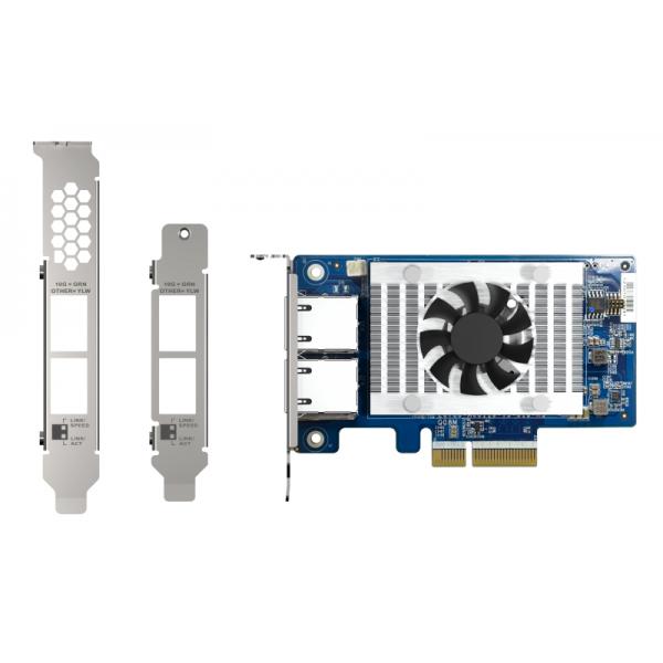 Qnap qxg-10g2t-x710 scheda di rete e adattatore interno ethernet 1000 mbit-s