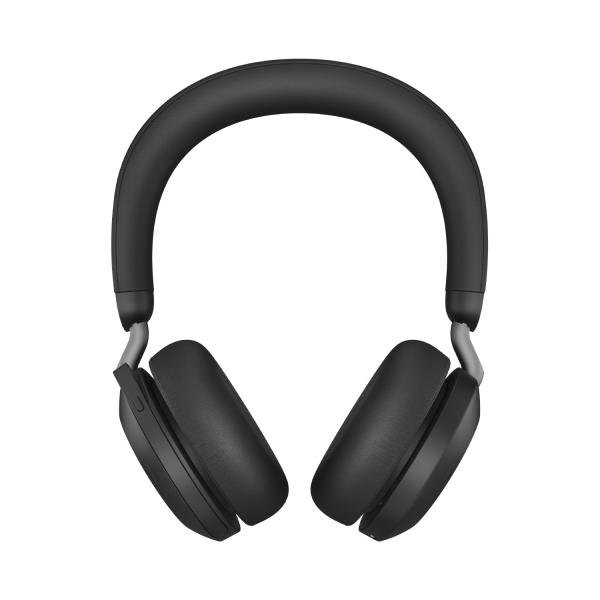 Jabra evolve2 75 duo cuffie con microfono wireless certificate microsoft teams nero