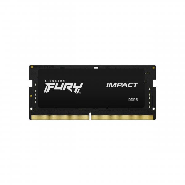 Kingston fury impact 32gb 2 x 16gb ddr5 4800mhz cl38 sodimm