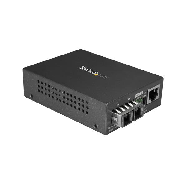 Startech convertitore multimediale gbe a fibra sc 1000base-sx