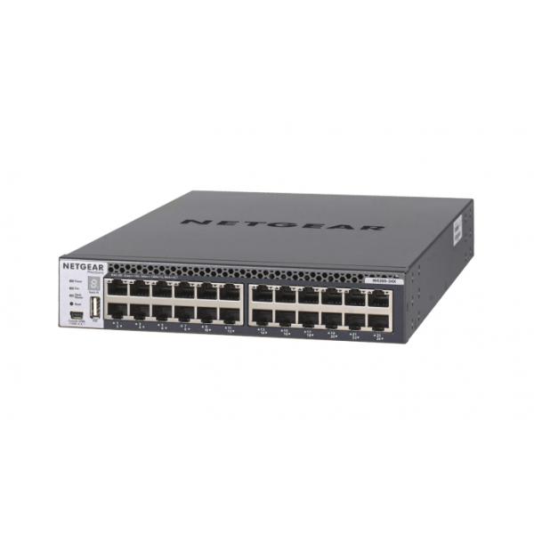 M4300-24x stackable mgd switch 24x10g 24x10gbase-t 4xsfp+