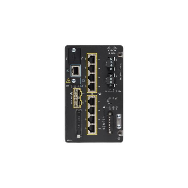 Catalyst ie3400 with 8 ge poe/poe+ and 2 ge sfp modular na