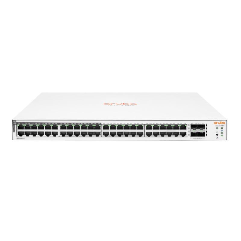 Hp enterprise aruba instant on 1830 48g 24p class4 poe 4sfp 370w gestito l2 gigabit ethernet 10-100-1000 supporto power over ethernet 1u