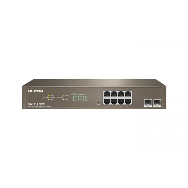 Ip-com 8ge+2sfp cloud managed poe switch
