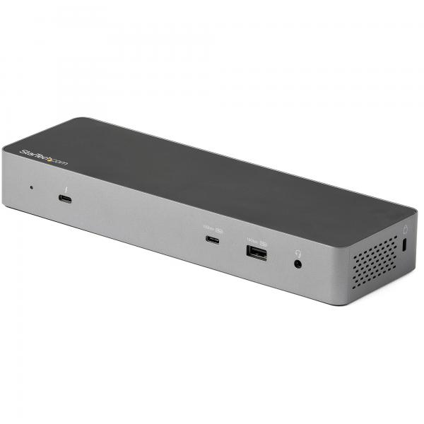 Startech.com tb3cdk2dhue replicatore di porte e docking station per notebook cablato thunderbolt 3 nero-grigio