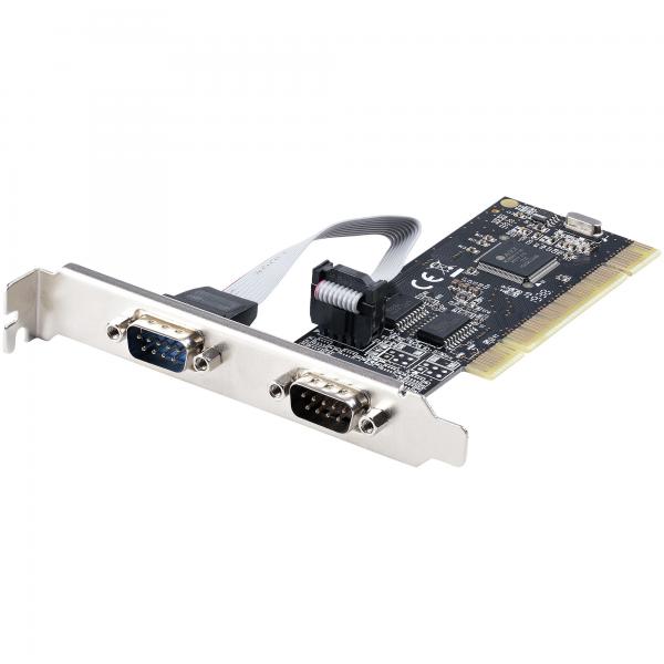 Startech.com scheda seriale pci rs232 a 2 po te db9- scheda espansione pci