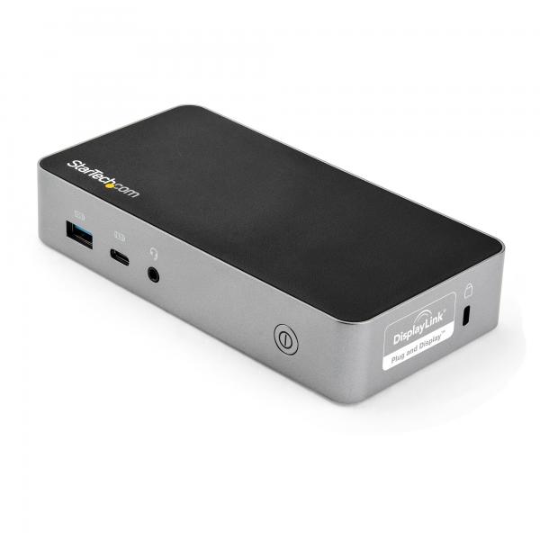 Startech docking station usb-c per due monitor hdmi con tecnologia power delivery a 60 w.