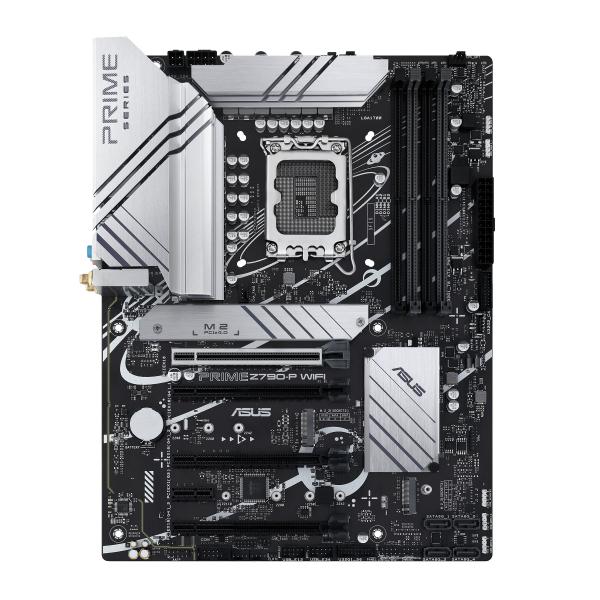 Asus prime z790-p wifi scheda madre gaming atx intel z790 lga1700 ddr5 pci 5.0 wifi 6 (802.11ax) realtek 2.5gb ethernet realtek 7.1 3xm.2 4xsata 6gb-s aura sync rgb nero