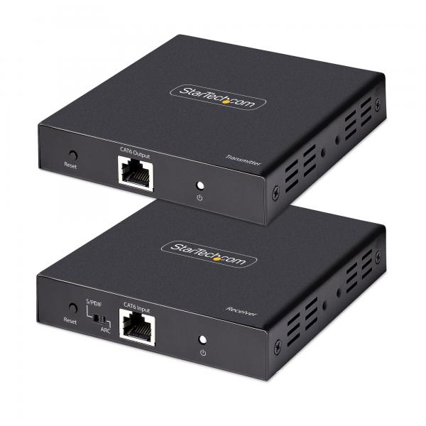 Startech.com extender hdmi 4k su cavo ethernet cat5-cat6 completo di trasmettitore e ricevitore