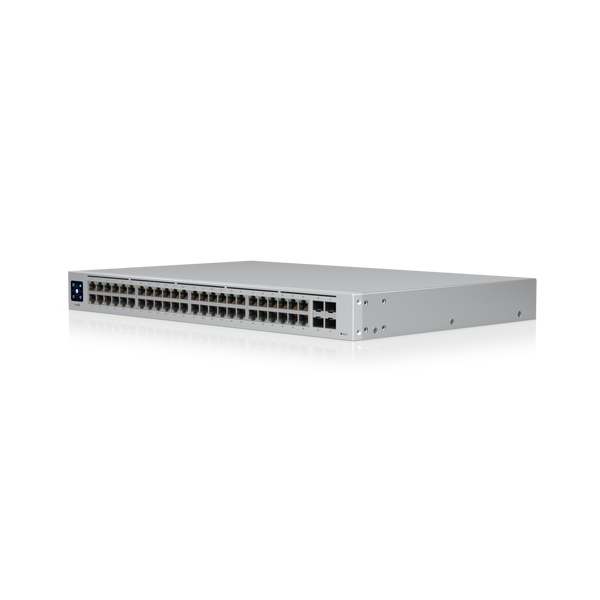Ubiquiti networks unifi usw-48-poe-eu switch di rete gestito gigabit ethernet 10/100/1000 supporto power over ethernet argento