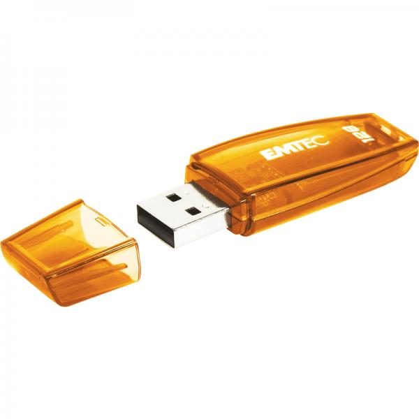 Emtec c410 chiavetta usb 2.0 128gb orange