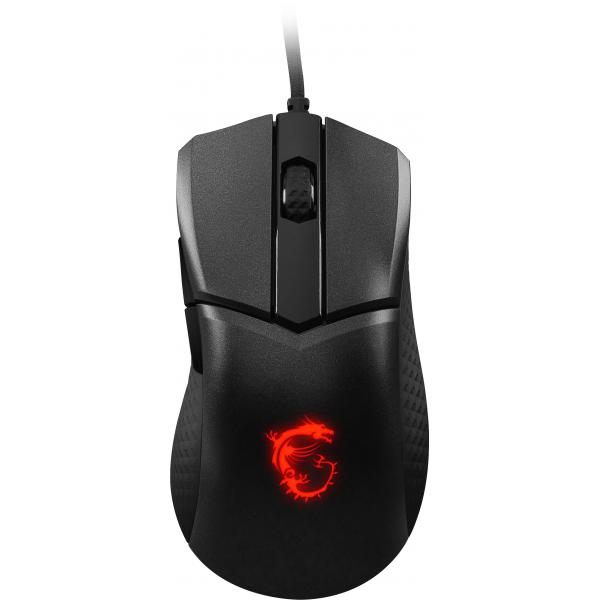Msi mouse da gioco clutch gm31 lightweight sensore ottico da 12000 dpi con cavo