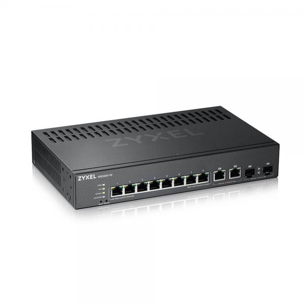 Zyxel gs2220-10-eu0101f switch di rete gestito l2 gigabit ethernet 10-100-1000 nero