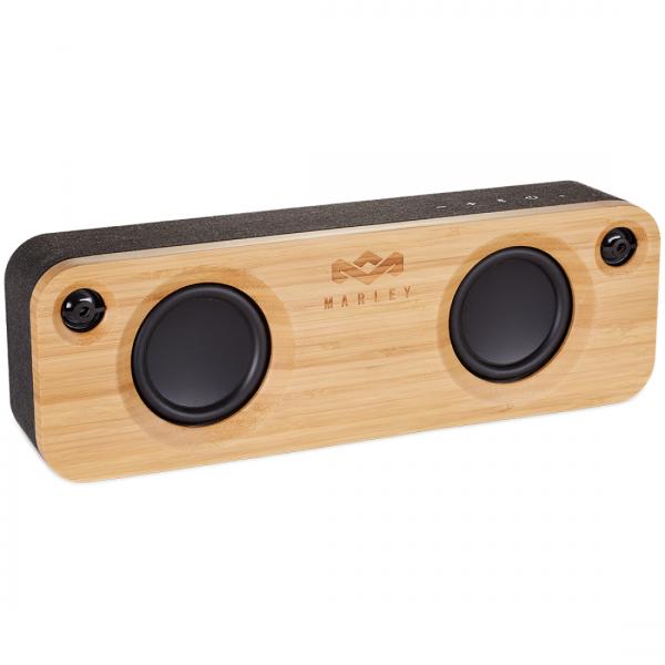 House of marley em-ja006-sb get together altoparlante bluetooth wireless, nero-legno