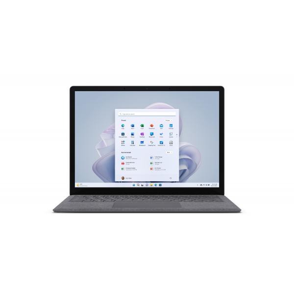 Microsoft surface laptop 5 13.5 touch screen i5-1245u 4.4ghz ram 8gb-ssd 256gb nvme-iris xe graphics-wi-fi 6-win 11 prof platino (r1a-00010)