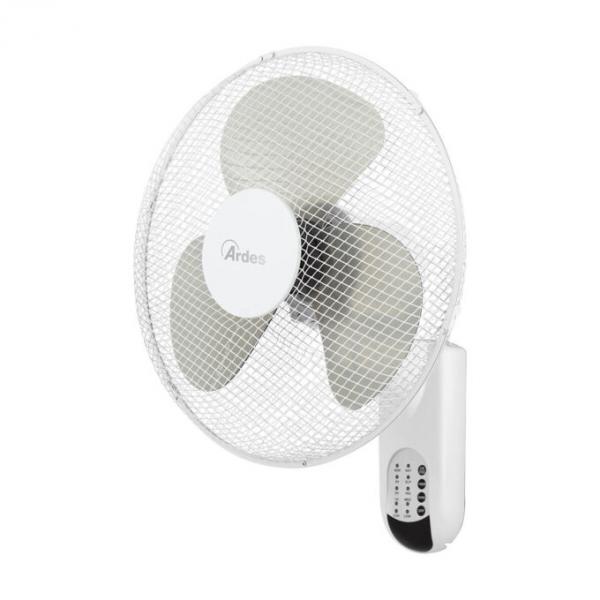 Ardes ar5w40rw ventilatore da parete 40cm oscillazione automatica 3 velocita` telecomando e timer 50w