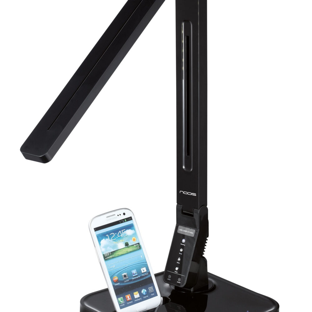 Nodis nt-l12 lampada da tavolo led 11w + docking station android black