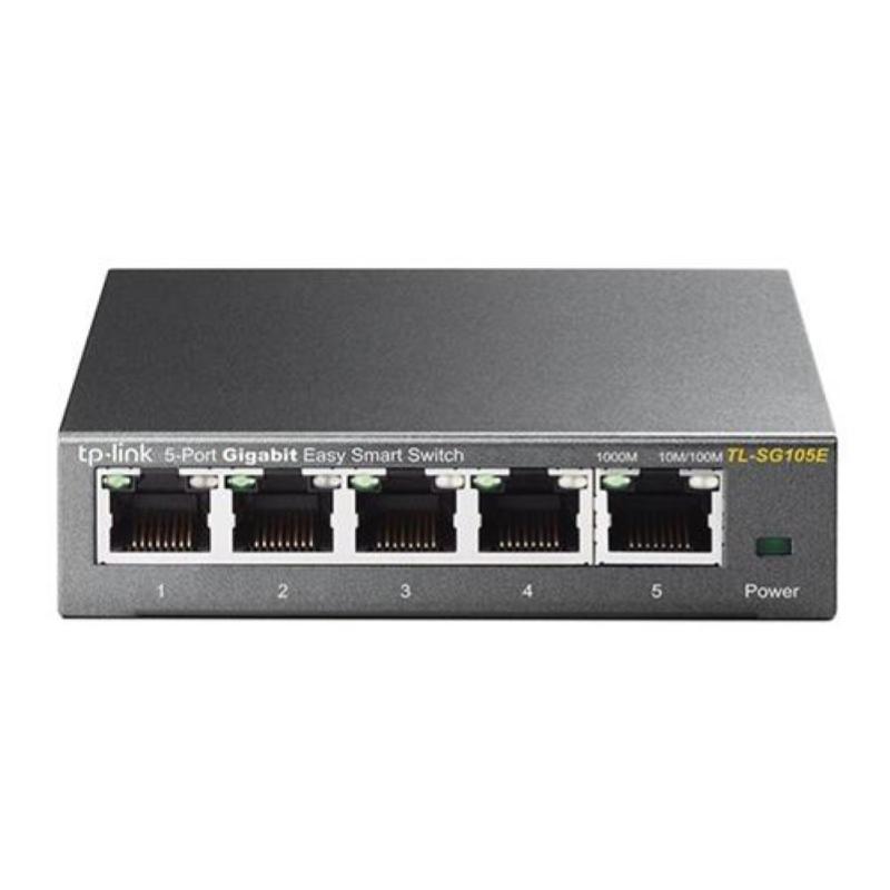 Switch tp-link 5 porte gigabit easy smart mtu/po rt/tag-based vlan