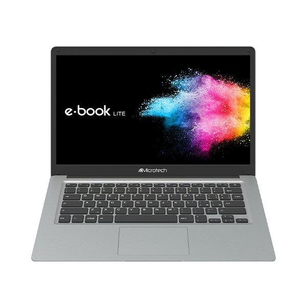 Microtech e-book lite 14.1 intel celeron n4020 1.1ghz ram 4gb-emmc 64gb-win 10 prof edu grigio (ebl14b/w3)