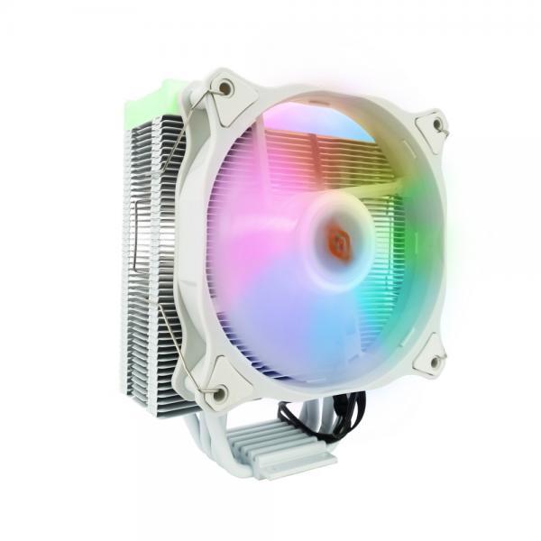 Dissipatore noua numb white argb 120w tower 4 heatpipes 1*fan pwm 120mm add 5v intel e amd