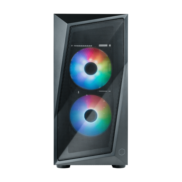 Case CMP 320- USB3.2+USB2.0-2x2.5"/3.5"HDD 2x2.5"SSD-2x120mm ARGB Front Fans-Rad. Supp.-NO PSU