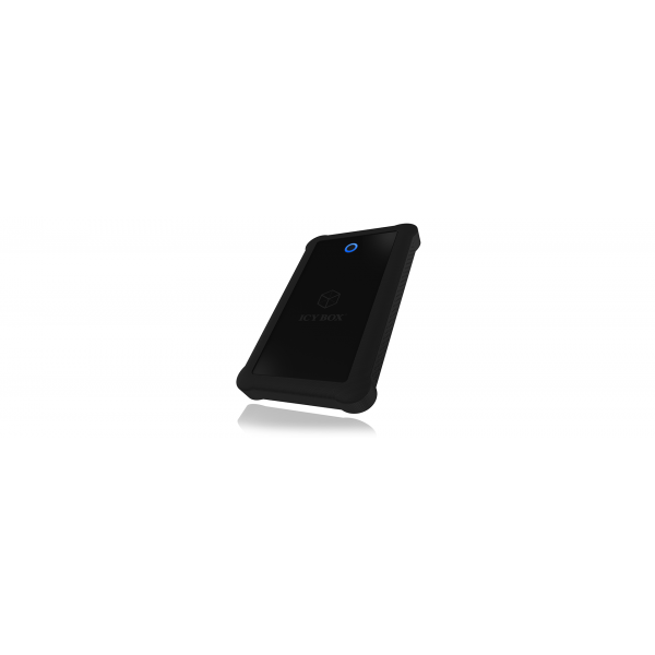 ICY BOX Case Esterno per SSD/HDD 2-5" a 1xUSB3.2 Gen1 Host- UASP- protezione in silicone