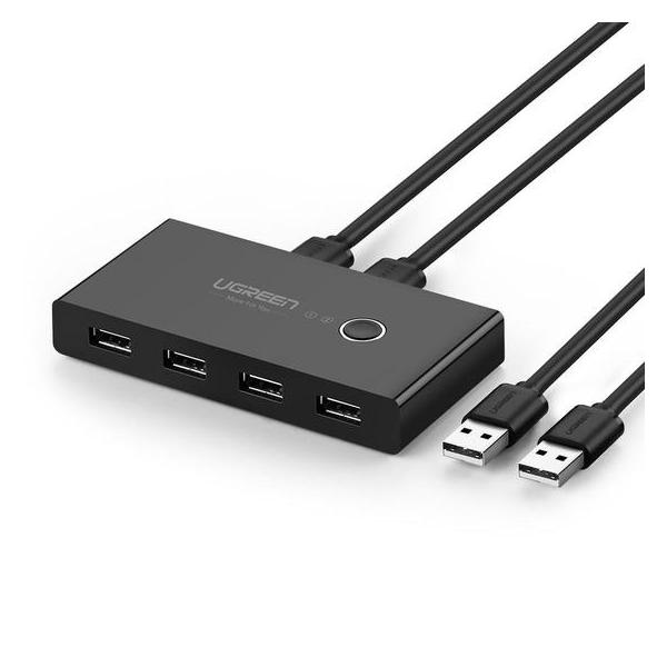 UGREEN Box Condivisione 2 PC in 4  periferiche USB 2.0