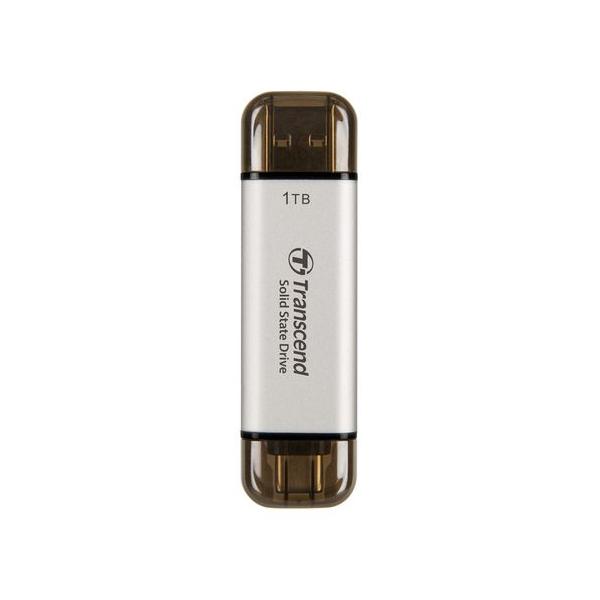 Transcend ESD310 - SSD - 1 TB - esterno (portatile) - USB 3.2 Gen 2x1 (connettore USB-C)