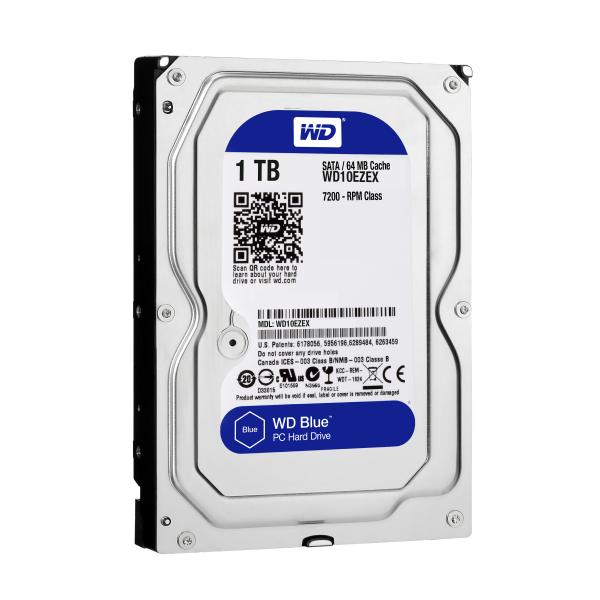 WD Blue WD10EZEX - disco rigido - 1 TB - interno - 3,5" (8,9 cm)