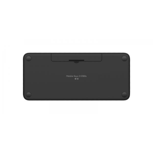 LOGITECH - Tastiera wireless - Pebble Keys 2 M380s - Bluetooth - Pulsante Easy-Switch - Grafite - (920-011803)