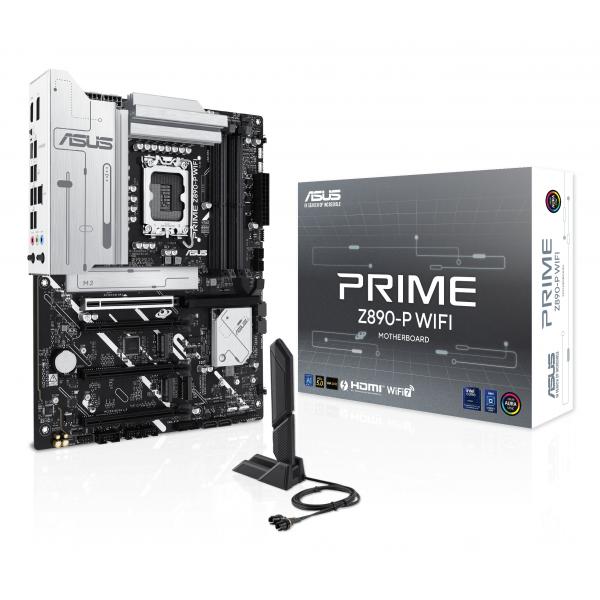Scheda madre - ASUS - PRIME Z890-P WIFI - SDRAM DDR5 - Wi-Fi integrato - Porte USB multiple