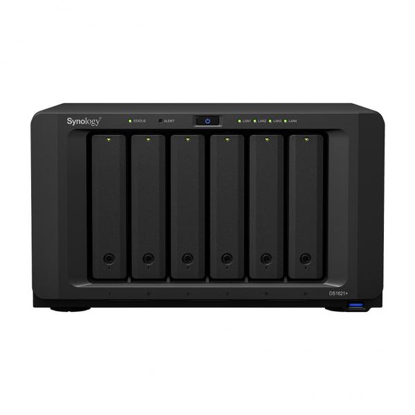 Server NAS - Synology - DiskStation DS1621+ - 6 bay - 4 GB di RAM DDR4 - RAID 10